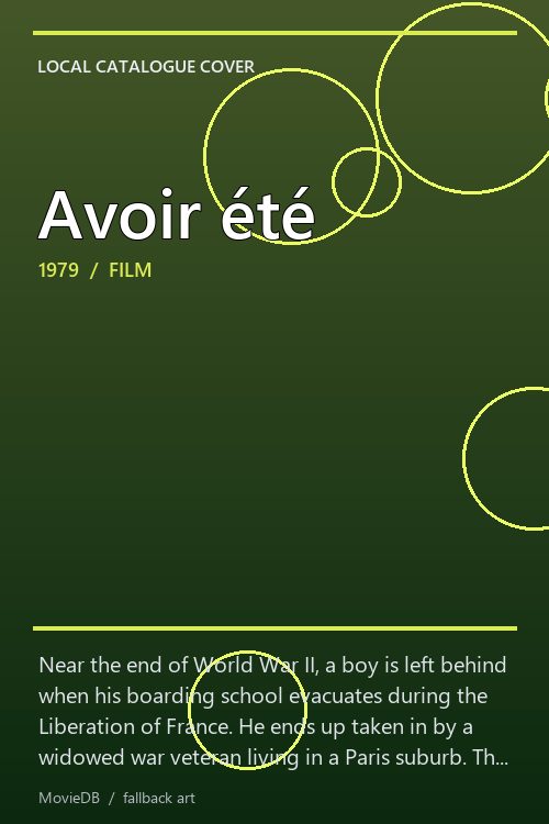 Avoir été poster