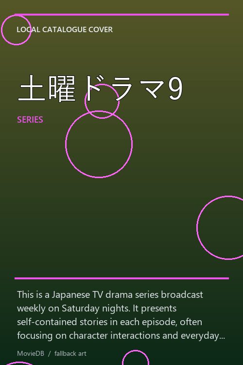 土曜ドラマ9 poster