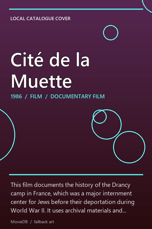 Cité de la Muette poster