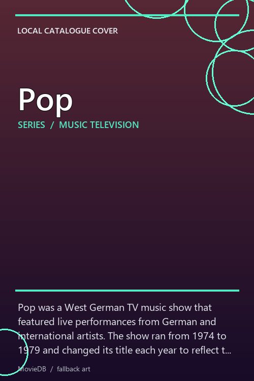 Pop poster