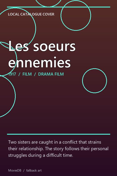 Les soeurs ennemies poster