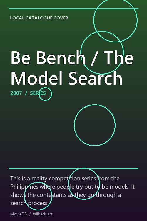 Be Bench / The Model Search poster