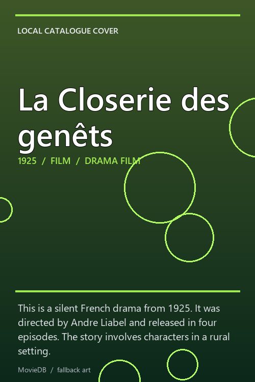 La Closerie des genêts poster