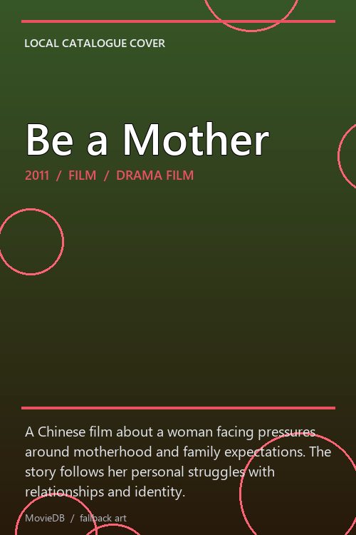 Be a Mother poster