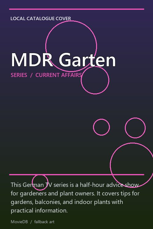 MDR Garten poster