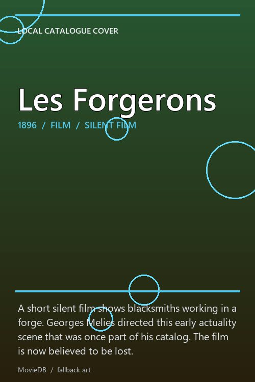 Les Forgerons poster