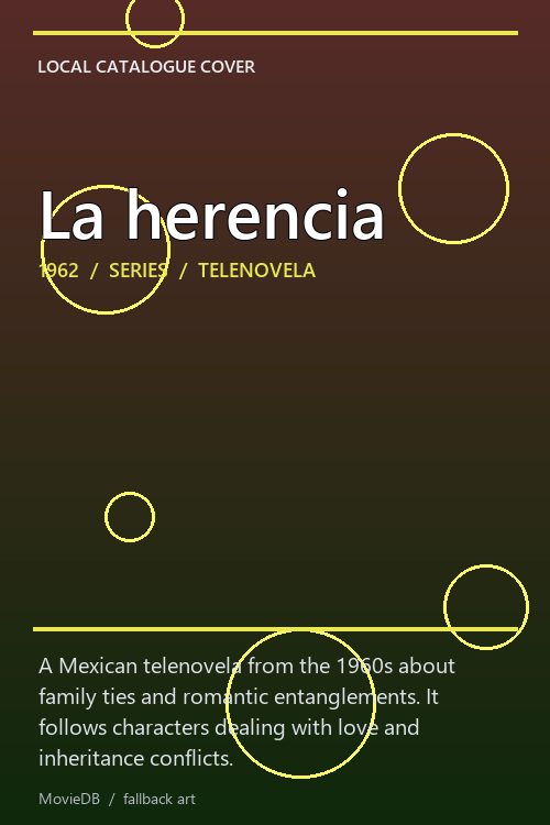 La herencia poster