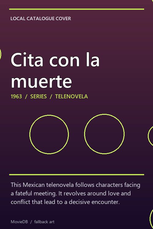 Cita con la muerte poster