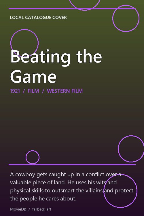 Beating the Game poster