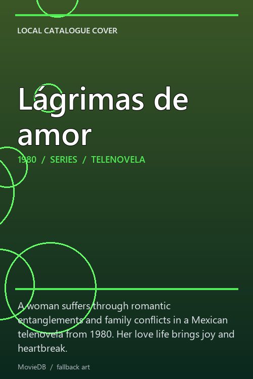 Lágrimas de amor poster
