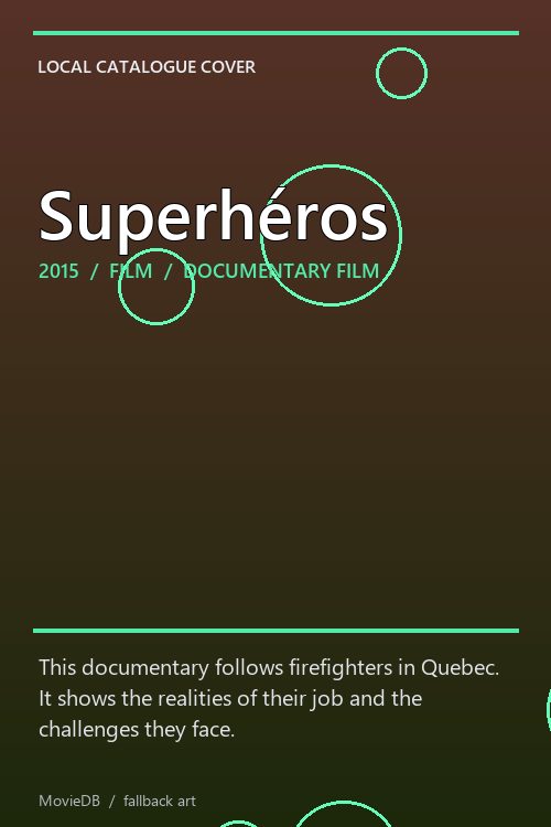 Superhéros poster
