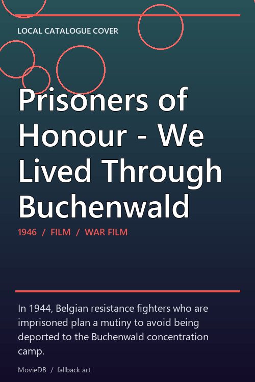 Prisoners of Honour - We Lived Through Buchenwald poster