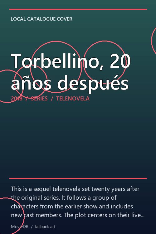 Torbellino, 20 años después poster