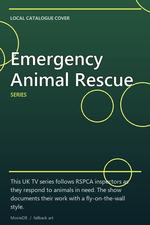 Emergency Animal Rescue poster