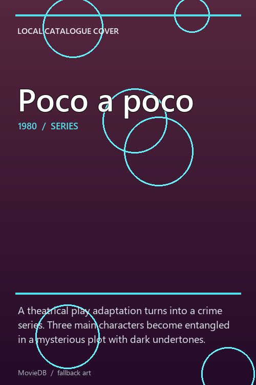Poco a poco poster