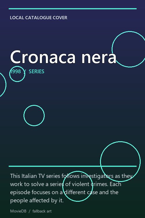 Cronaca nera poster