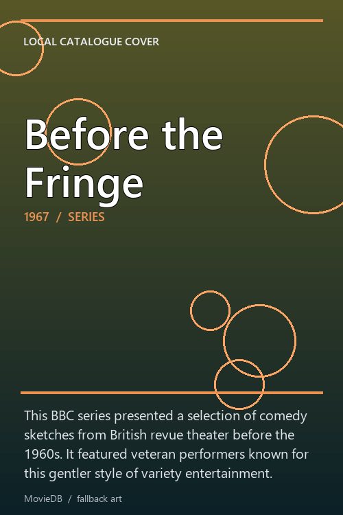 Before the Fringe poster