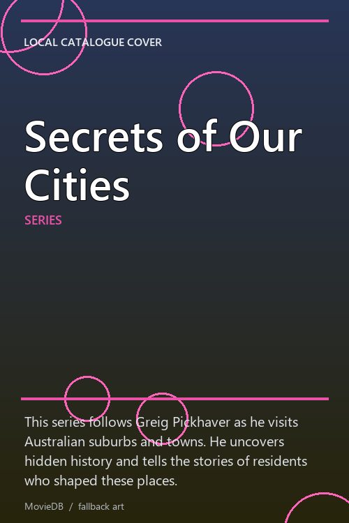 Secrets of Our Cities poster
