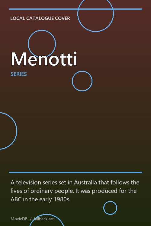 Menotti poster