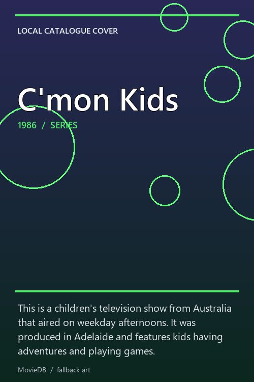 C'mon Kids poster