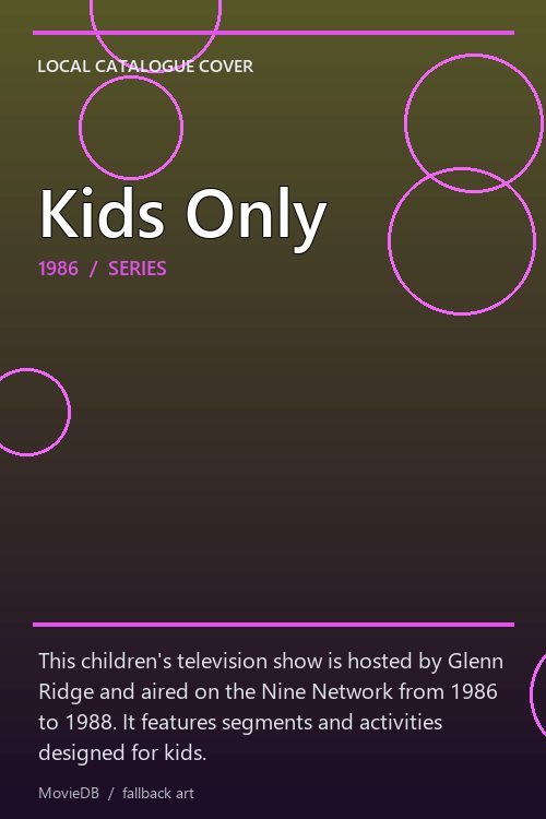 Kids Only poster