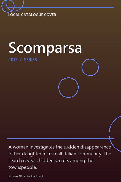Scomparsa poster