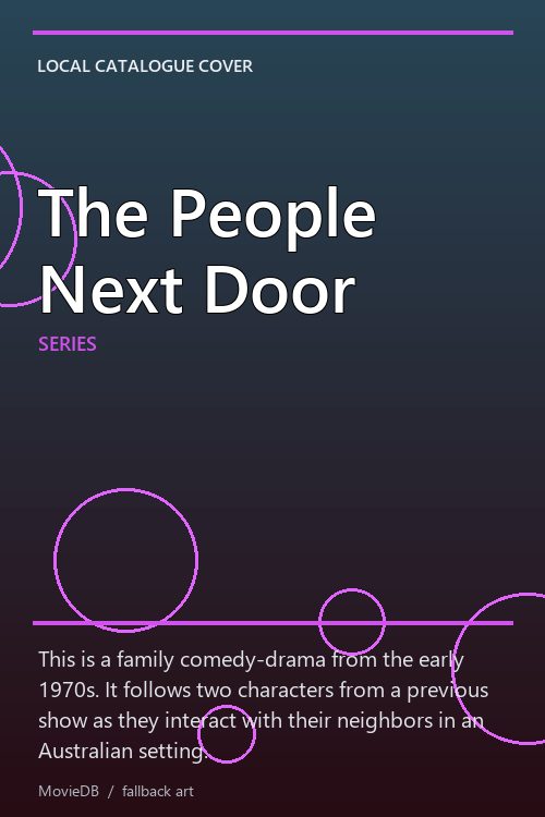 The People Next Door poster