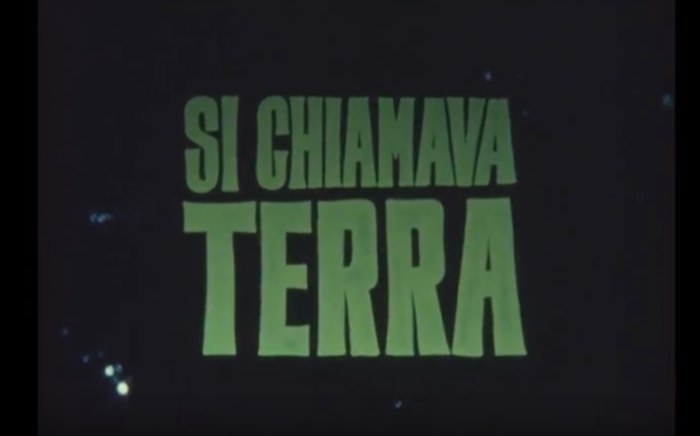 Si chiamava Terra poster