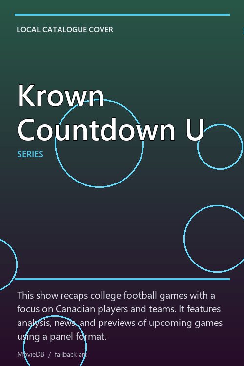 Krown Countdown U poster