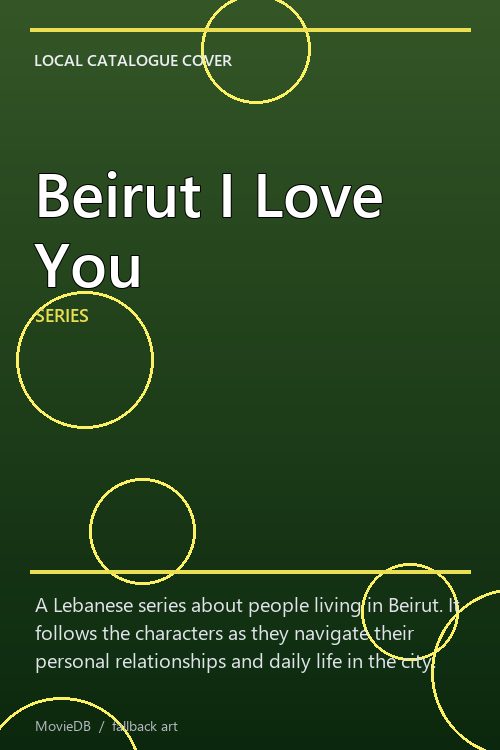 Beirut I Love You poster
