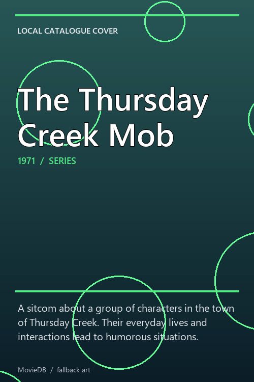 The Thursday Creek Mob poster