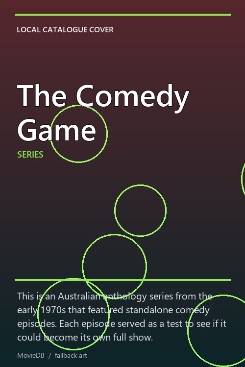 The Comedy Game poster