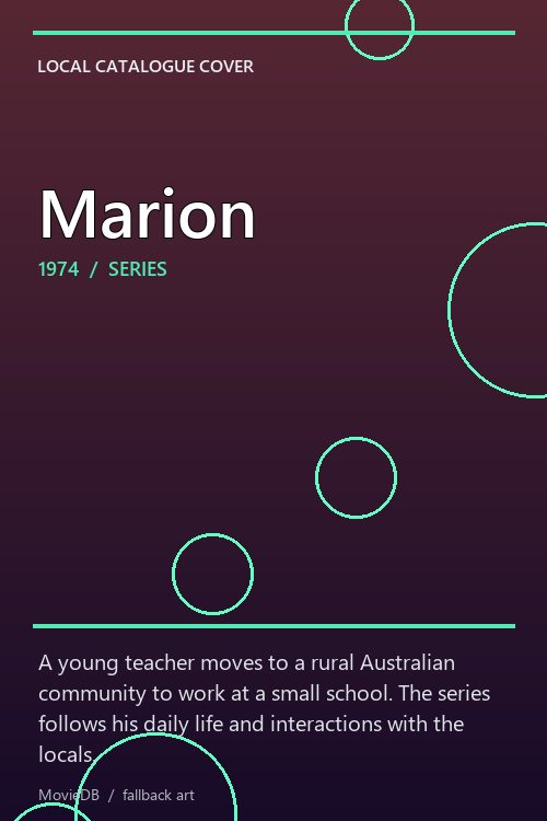 Marion poster