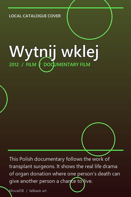 Wytnij wklej poster
