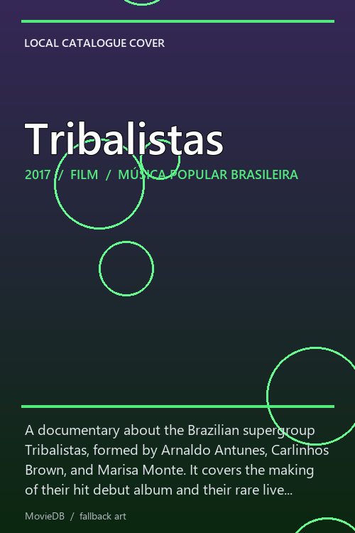 Tribalistas poster