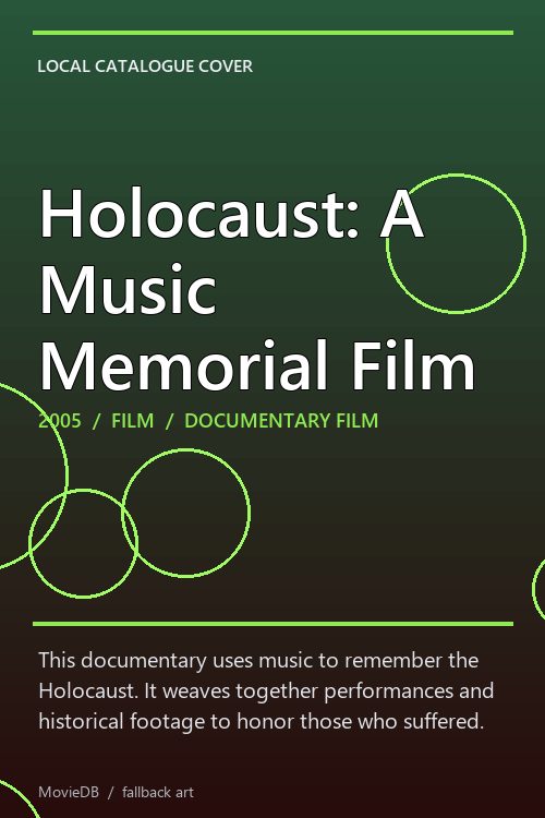 Holocaust: A Music Memorial Film poster