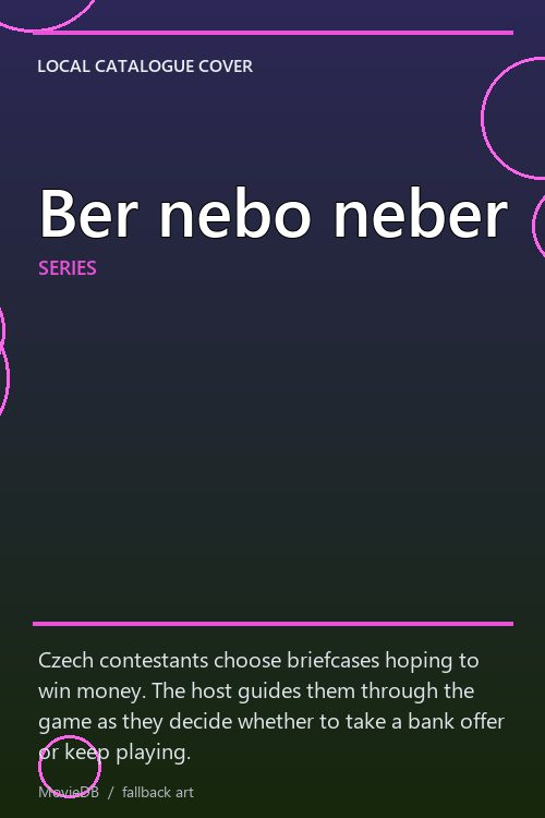 Ber nebo neber poster