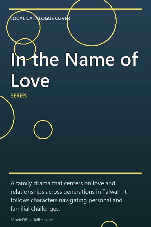 In the Name of Love poster
