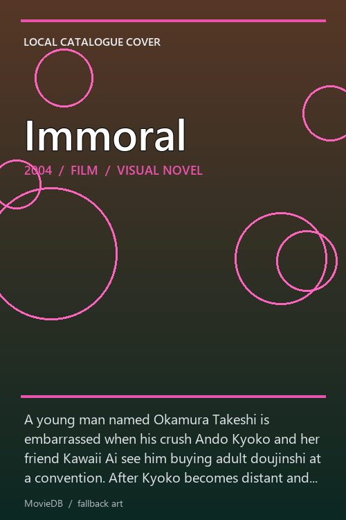 Immoral poster