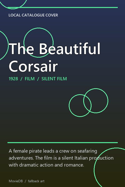 The Beautiful Corsair poster