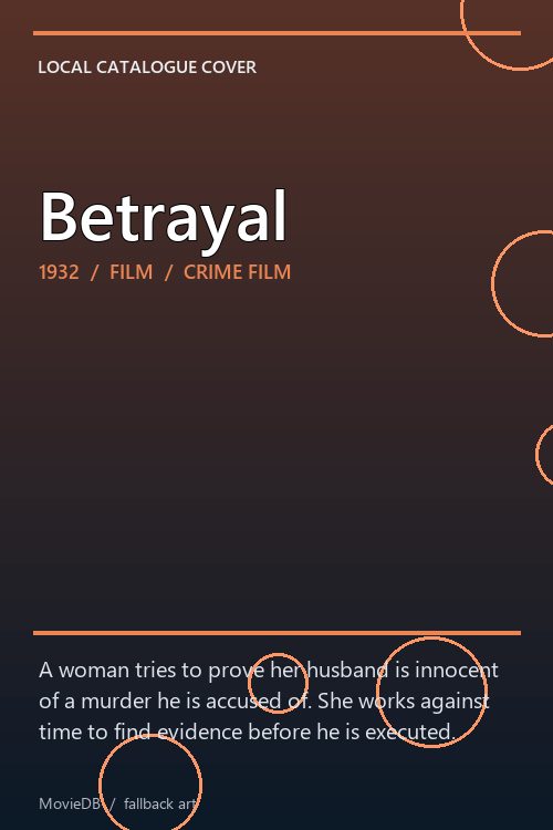 Betrayal poster