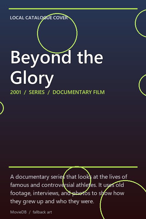 Beyond the Glory poster