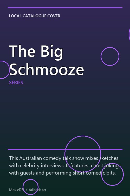 The Big Schmooze poster