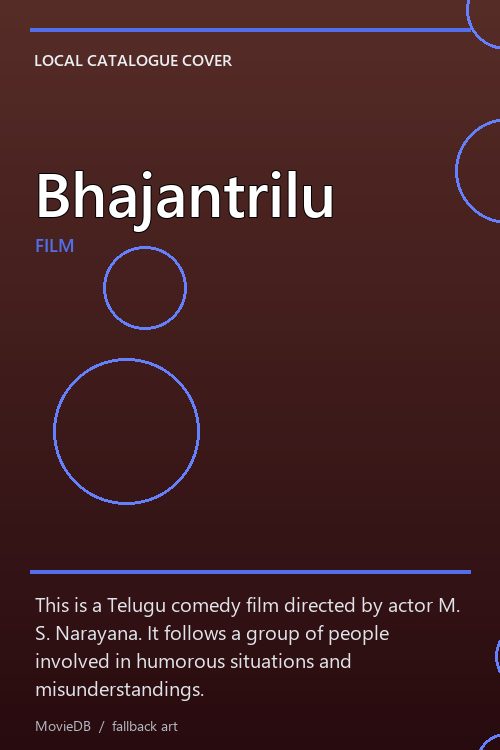Bhajantrilu poster