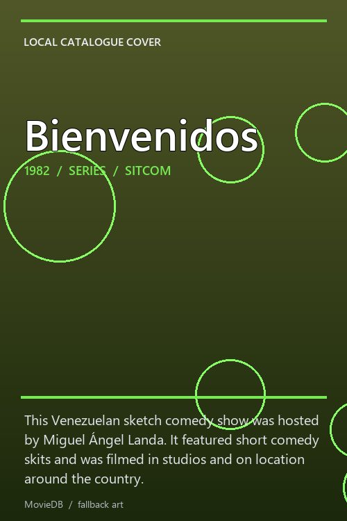 Bienvenidos poster