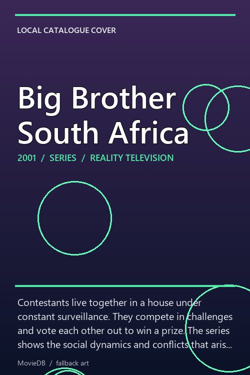 Big Brother South Africa poster