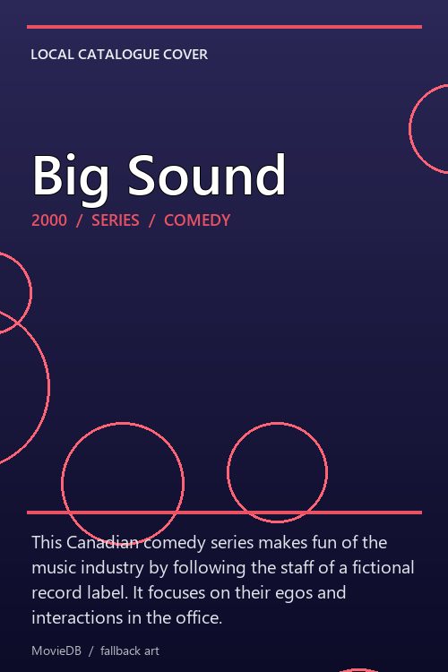 Big Sound poster
