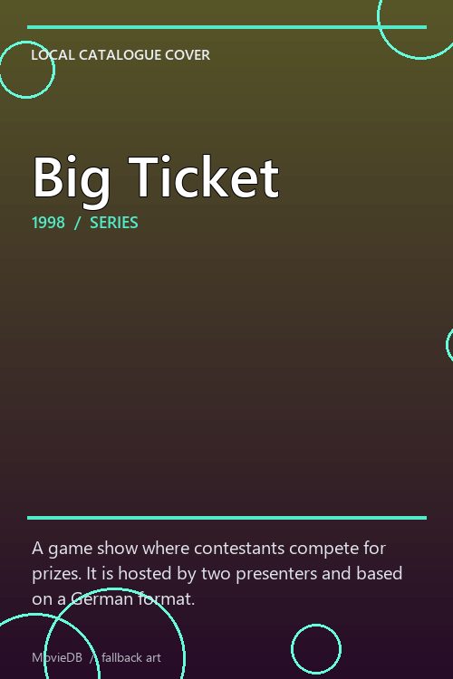 Big Ticket poster