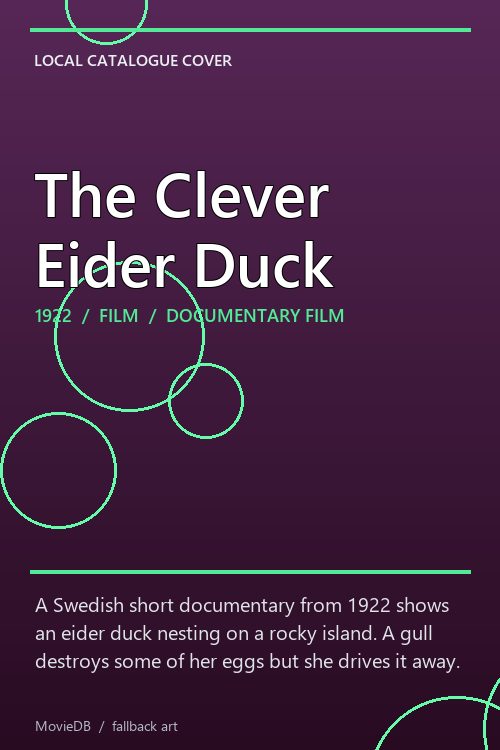 The Clever Eider Duck poster