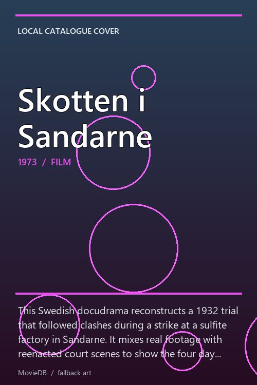 Skotten i Sandarne poster